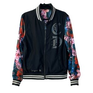 Criminal Damage Frisco reversible bomber jacket size large